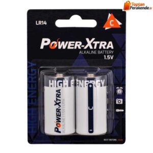 Power-Xtra-LR14_C-Size-Alkaline-Pil-2li-Bliste.jpg Power-Xtra LR14/C Size Alkaline Pil - 2li Bliste